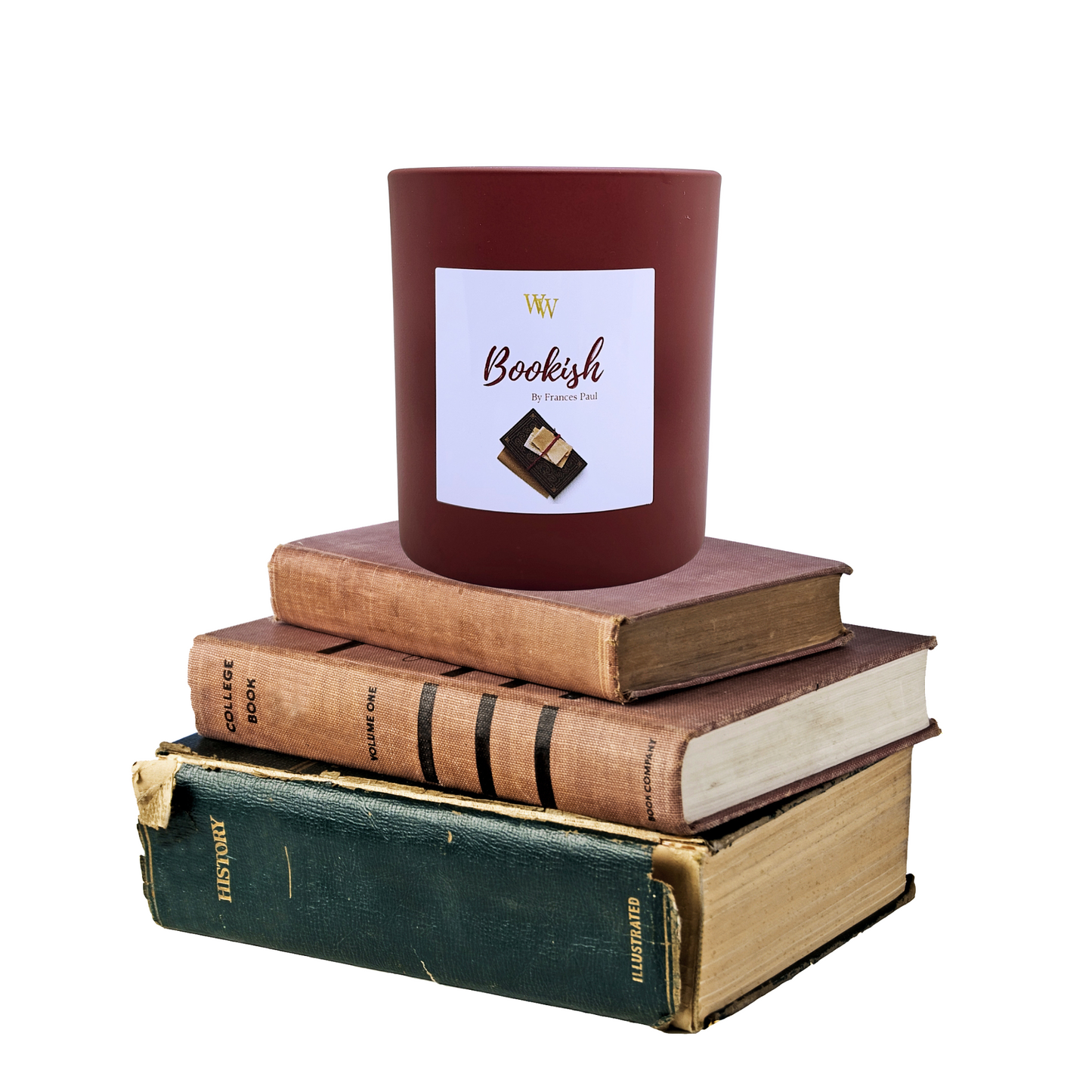 Bookish Candle | Coconut Apricot Wax | Cranberry Astra Tumbler Jar 10 Fl oz